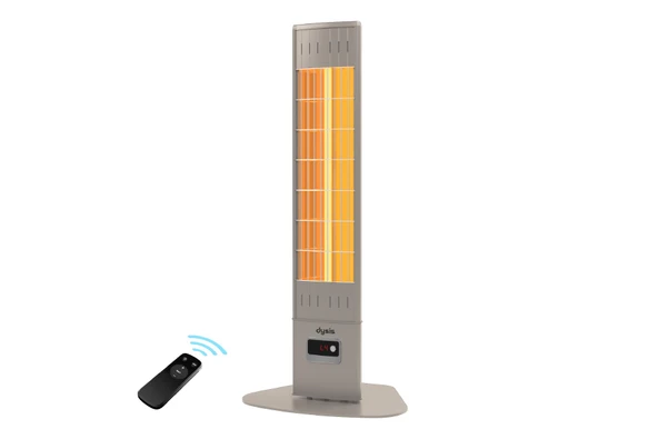 Single X Karbon Serisi IP65 Suya-Toza Dayanıklı 2300 W Bej Uzaktan Kumandalı İç/Dış Mekan Isıtıcı - Resim 2