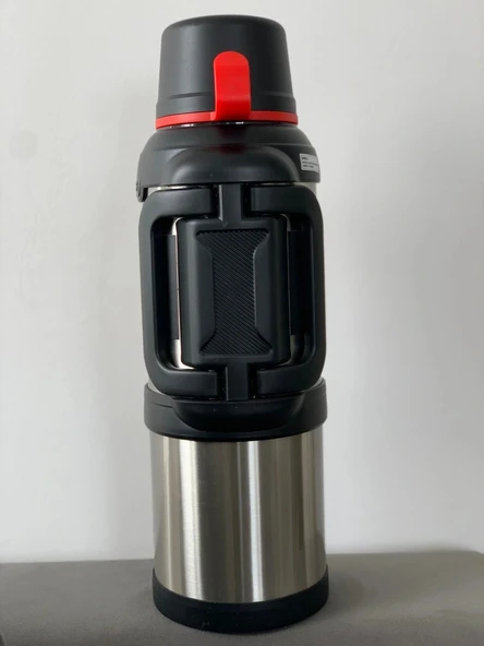 Vacuum 4 Litre Aile Boy Paslanmaz Çelik Okadi Termos - 3