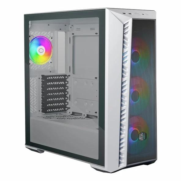 Cooler Master MasterBox 520 USB 3.2 ARGB eATX Mid Tower Beyaz Kasa - Resim 3
