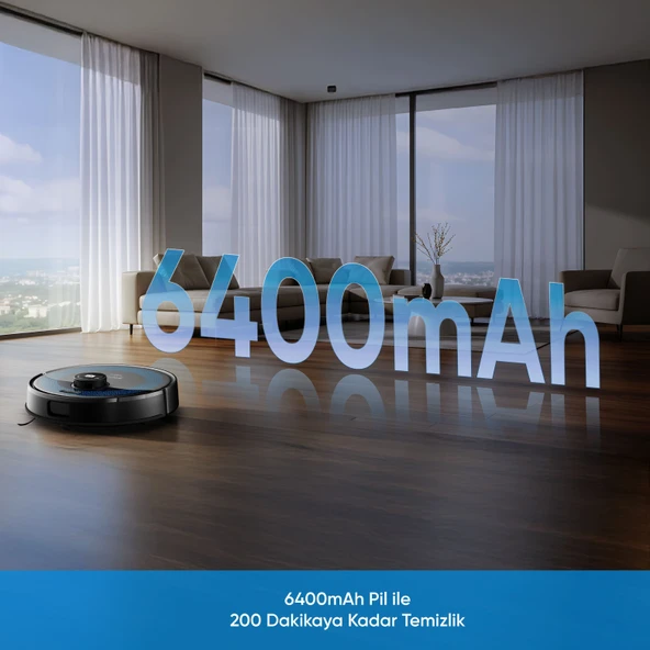 Şımart katya U Akıllı Robot Süpürge 10000Pa Yüksek Emiş Gücü, Otomatik Mop Yıkama ve Kurutma - 3