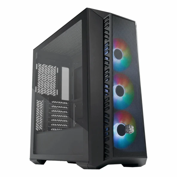 Cooler Master MasterBox MB520 USB 3.2 ARGB eATX Mid Tower Siyah Kasa ürün görseli 1