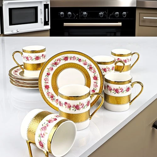 Kosova Kahve Fincan Takımı 6 Kişilik RSY243 90cc Harper