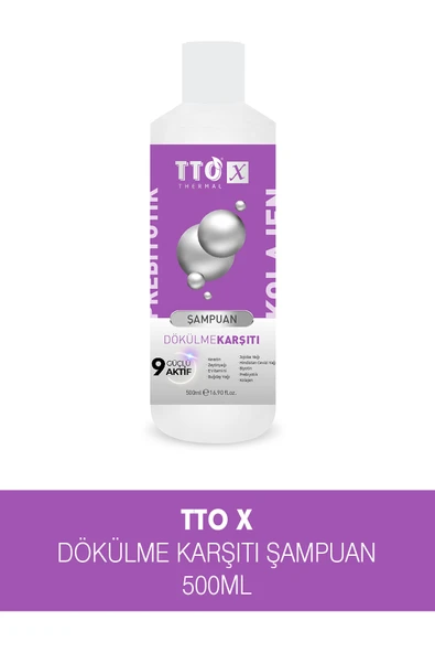 Tto X Dökülme Karşıtı Saç Şampuanı Kolajen ve Prebiyotik ürün görseli