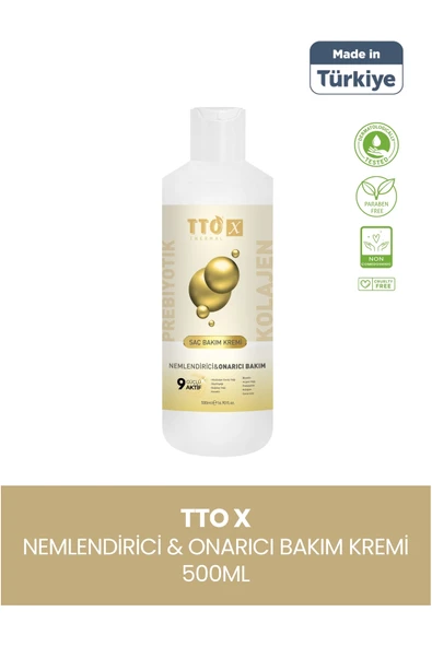 Tto X Nemlendirici Ve Onarıcı Saç Kremi Kolajen Ve Prebiyotik