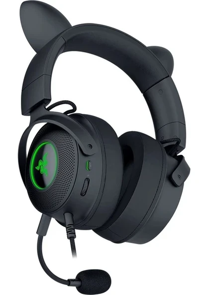 Razer Kraken Kitty V2 Pro RZ04-04510100-R3M1 Siyah RGB USB Kablolu Kulak Üstü Oyuncu Kulaklığı - 3