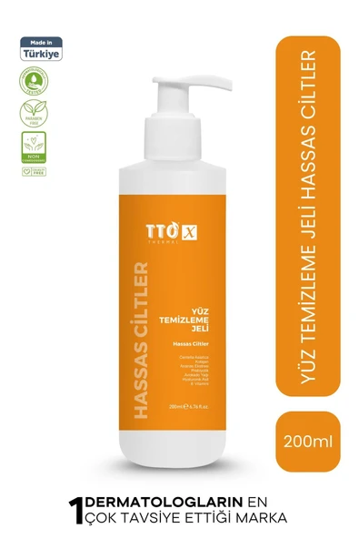 Tto X Yüz Temizleme Jeli Hassas Ciltler 200 ml ürün görseli