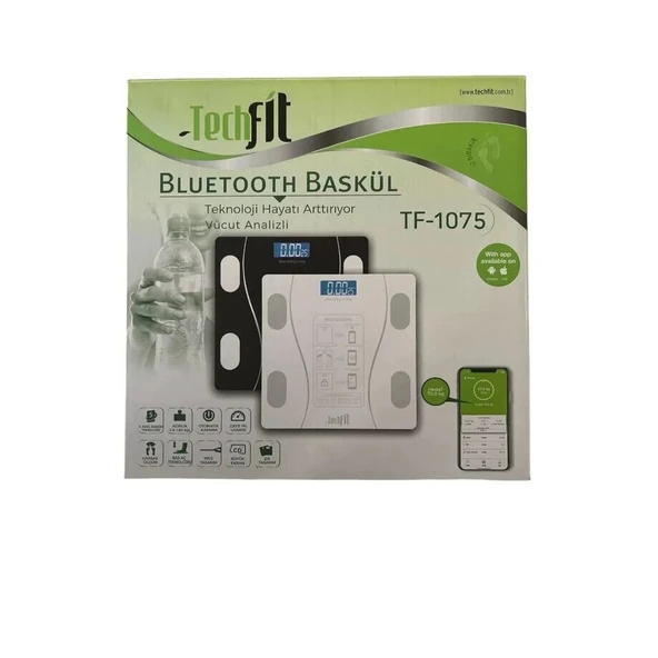 Techfit Tf-1075 Vücut Analizli Bluetooth Baskülü - 2