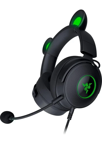 Razer Kraken Kitty V2 Pro RZ04-04510100-R3M1 Siyah RGB USB Kablolu Kulak Üstü Oyuncu Kulaklığı - 4