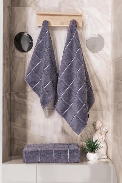 Varol Kare Micro Cotton El Havlusu 50x90cm ürün görseli