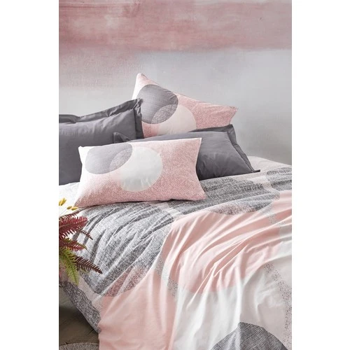 Cotton Box Modeline Çift Kişilik Nevresim Takımı Leron Gri - Resim 2