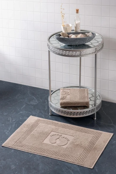 Varol 2 Adet Renkli Banyo Paspas Ayak Havlusu 50x70 - 3