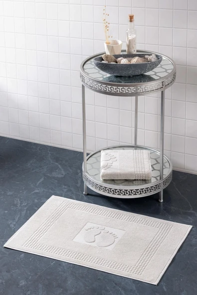 Varol 2 Adet Renkli Banyo Paspas Ayak Havlusu 50x70 - 7