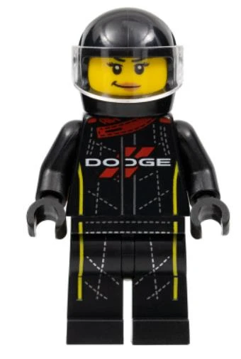 Lego Minifigür Mopar Dodge SRT Top Fuel Dragster Driver sc090 ürün görseli