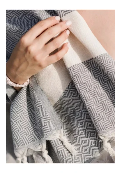 Varol Elmas Yöresel Peştemal – 100x180 cm | %100 Pamuk - Resim 4