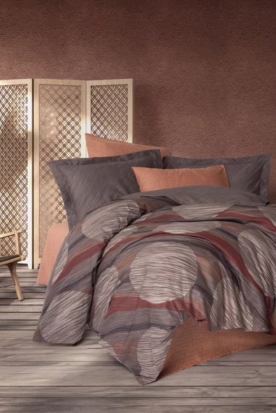 Cotton Box Modern Çift Kişilik Nevresim Takımı Fluss Tarcin ürün görseli 1