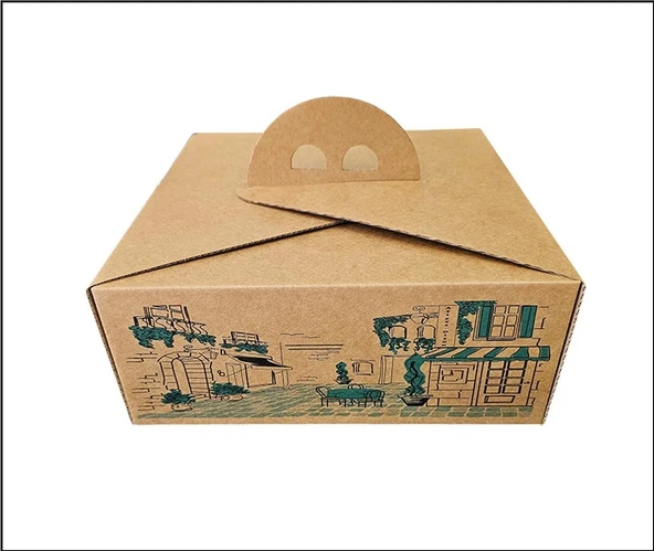 Lahmacun Kutusu Yıldız (Ahtapot) 100 Adet ürün görseli