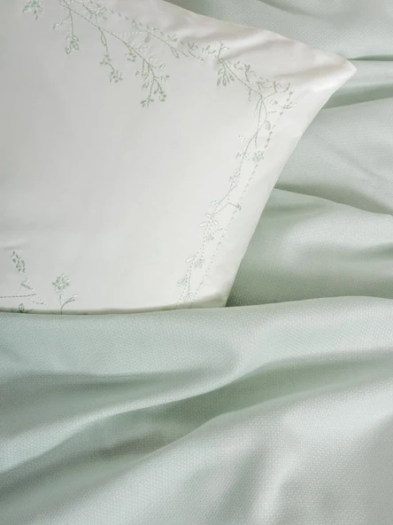 Cotton Box Serenity Bambu Çift Kişilik Pike Takımı Brisa Mint - Resim 2