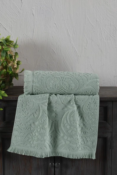 Varol Jakaranda %100 Pamuk Banyo Havlusu 90X150cm - Resim 6