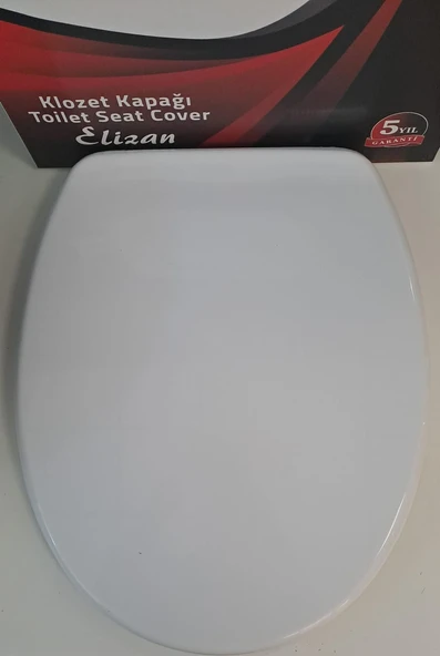 FATEX ELİZAN ( AKDENİZ ) ( 36,5 x 43,5 cm ) NORMAL KAPANAN PLASTİK KLOZET KAPAĞI - Resim 2