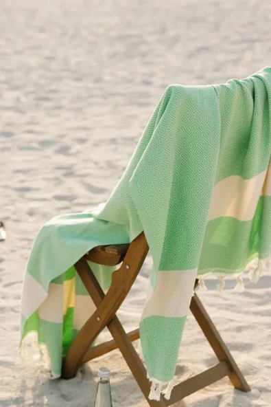 Varol Elmas Yöresel Peştemal – 100x180 cm | %100 Pamuk - Resim 2