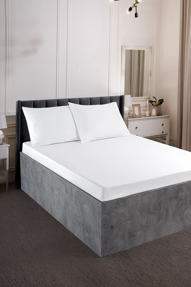 Varol Fors Serisi Saten King Size Çarşaf Takımı 120 Tel %100 Pamuk ürün görseli 1