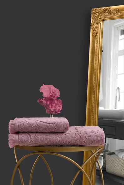 Varol Jakaranda %100 Pamuk Banyo Havlusu 90X150cm - Resim 9