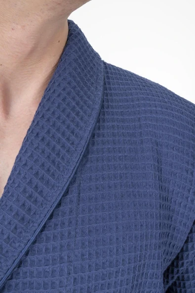 Varol Kaos Serisi Şal Yaka Pike Bornoz Sabahlık - Resim 11