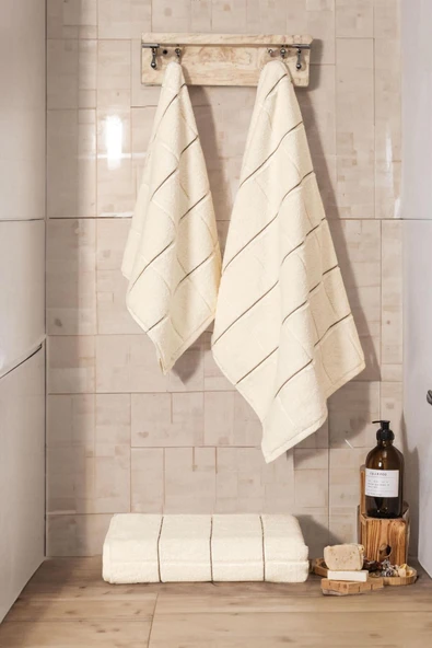 Varol Kare Micro Cotton Banyo Havlusu 90x150cm - Resim 4