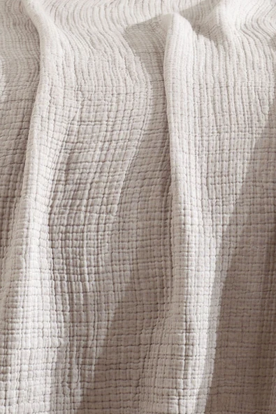 Varol Tek Kişilik 5 Katlı %100 Pamuk Müslin Yatak Örtüsü - Resim 9