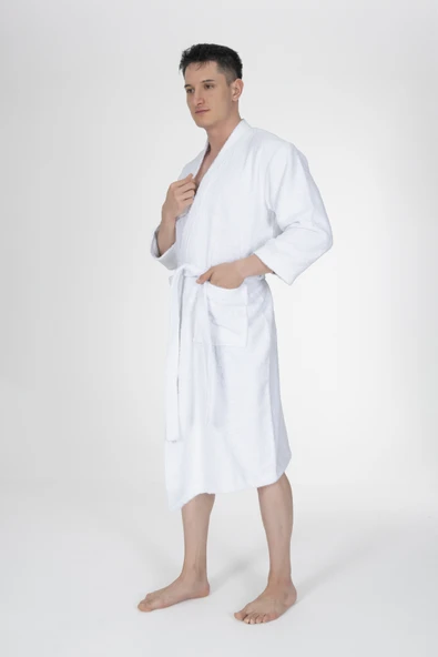 Varol Hera Serisi Bukle Otel Bornozu 1100gr - Resim 6