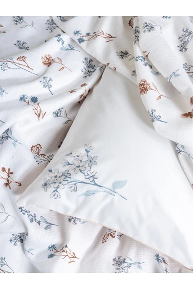 Cotton Box Estiva Çift Kişilik Pike Takımı Briar Somon - Resim 3