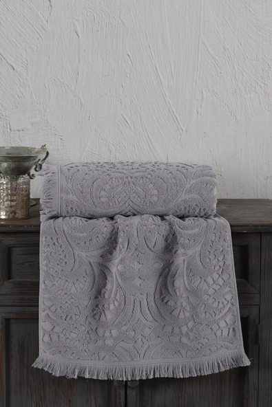 Varol Jakaranda %100 Pamuk Banyo Havlusu 90X150cm - Resim 5