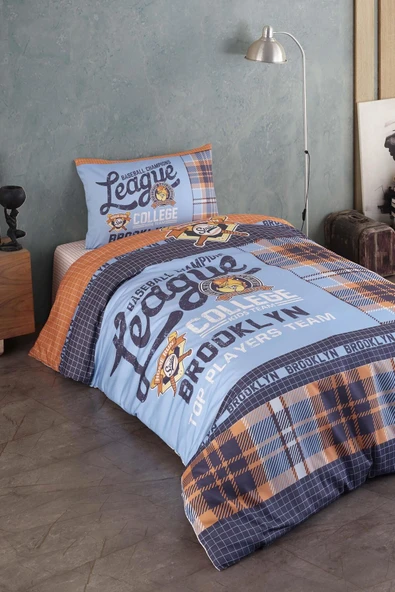 Varol %100 Pamuk Saten Genç Nevresim Takımı - Baseball ürün görseli