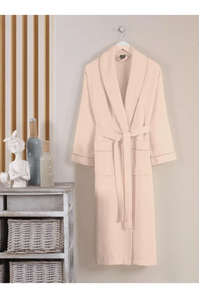 Varol Dama Serisi Şal Yaka Pike Bornoz Sabahlık ürün görseli