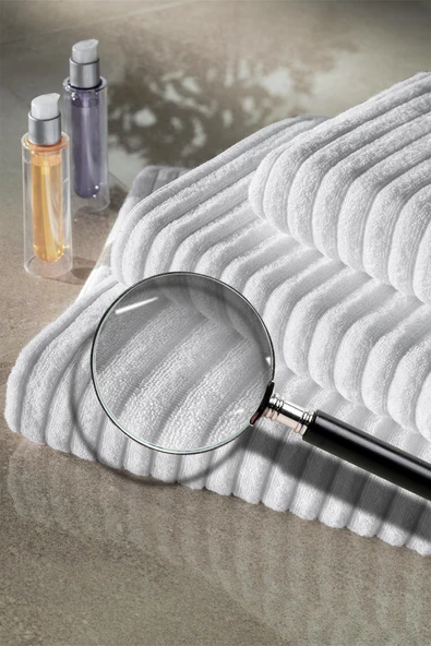 Varol 4 Adet Mitis Serisi Otel El Yüz Havlusu 50x90 250gr Beyaz ürün görseli