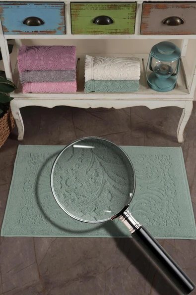 Varol 2 Adet Gramajlı Jakaranda Ayak Havlusu Paspas - 11