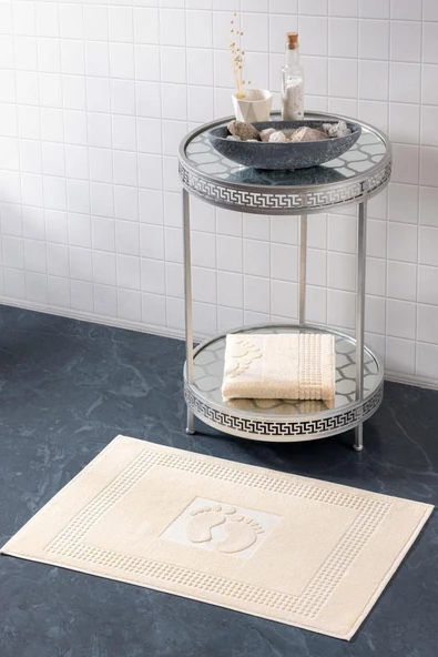 Varol 2 Adet Renkli Banyo Paspas Ayak Havlusu 50x70 - 8