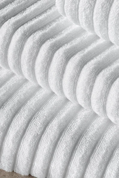 Varol 4 Adet Mitis Serisi Otel El Yüz Havlusu 50x90 250gr Beyaz - Resim 3