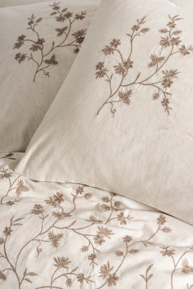 Cotton Box Keten Çift Kişilik Nevresim Takımı Hemera - Resim 2