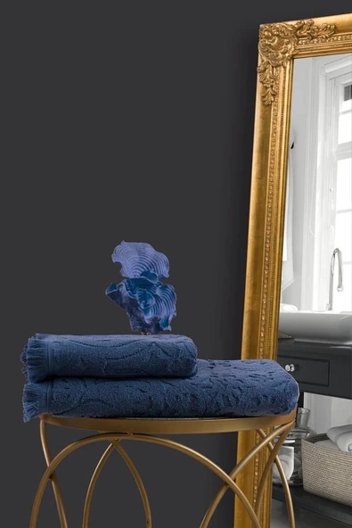 Varol Jakaranda %100 Pamuk Banyo Havlusu 90X150cm - Resim 7