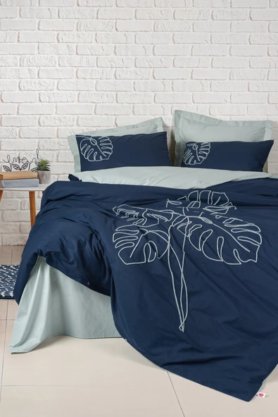 Cotton Box Brode Serisi Çift Kişilik Nevresim Takımı Silva Mint ürün görseli