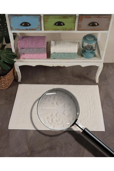 Varol 2 Adet Gramajlı Jakaranda Ayak Havlusu Paspas - 8