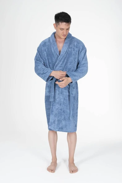 Varol Bukle Gramajlı Bambu Unisex Bornoz - Resim 9