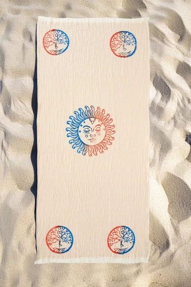 Varol Organik %100 Pamuk Müslin Peştemal - Dualis - Resim 3