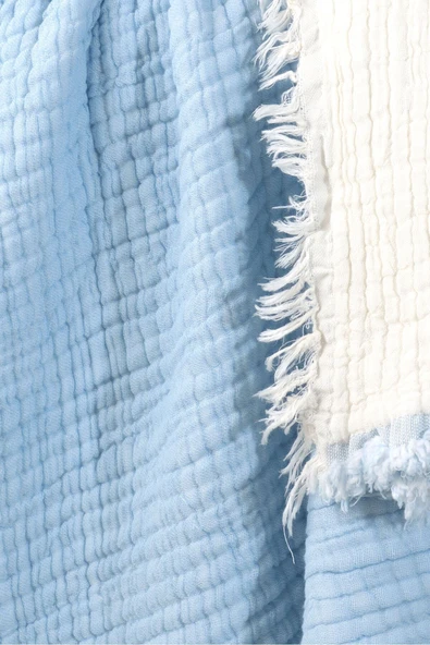 Varol 5 Katlı %100 Pamuk Müslin Bebek Battaniyesi - 7