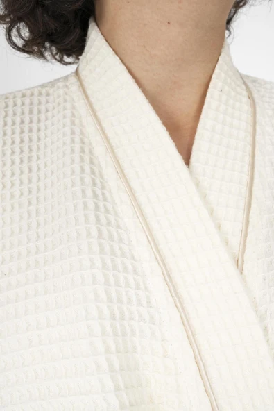 Varol Kaos Serisi Kimono Yaka Pike Bornoz Sabahlık - Resim 8