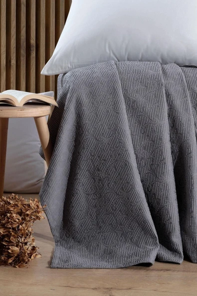 Varol Jakarlı Bambu Tek Kişilik Pike - Sarmaşık - Resim 3