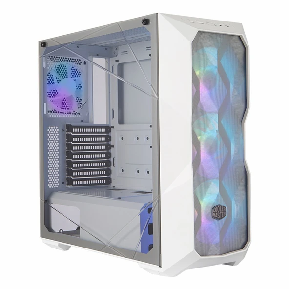 Cooler Master MasterBox TD500 Mesh V2 USB 3.2 ARGB eATX Mid Tower Beyaz Kasa - Resim 3