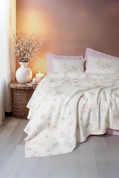 Cotton Box Estiva Çift Kişilik Pike Takımı Petal Pembe ürün görseli