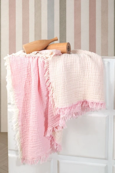 Varol 5 Katlı %100 Pamuk Müslin Bebek Battaniyesi - 5